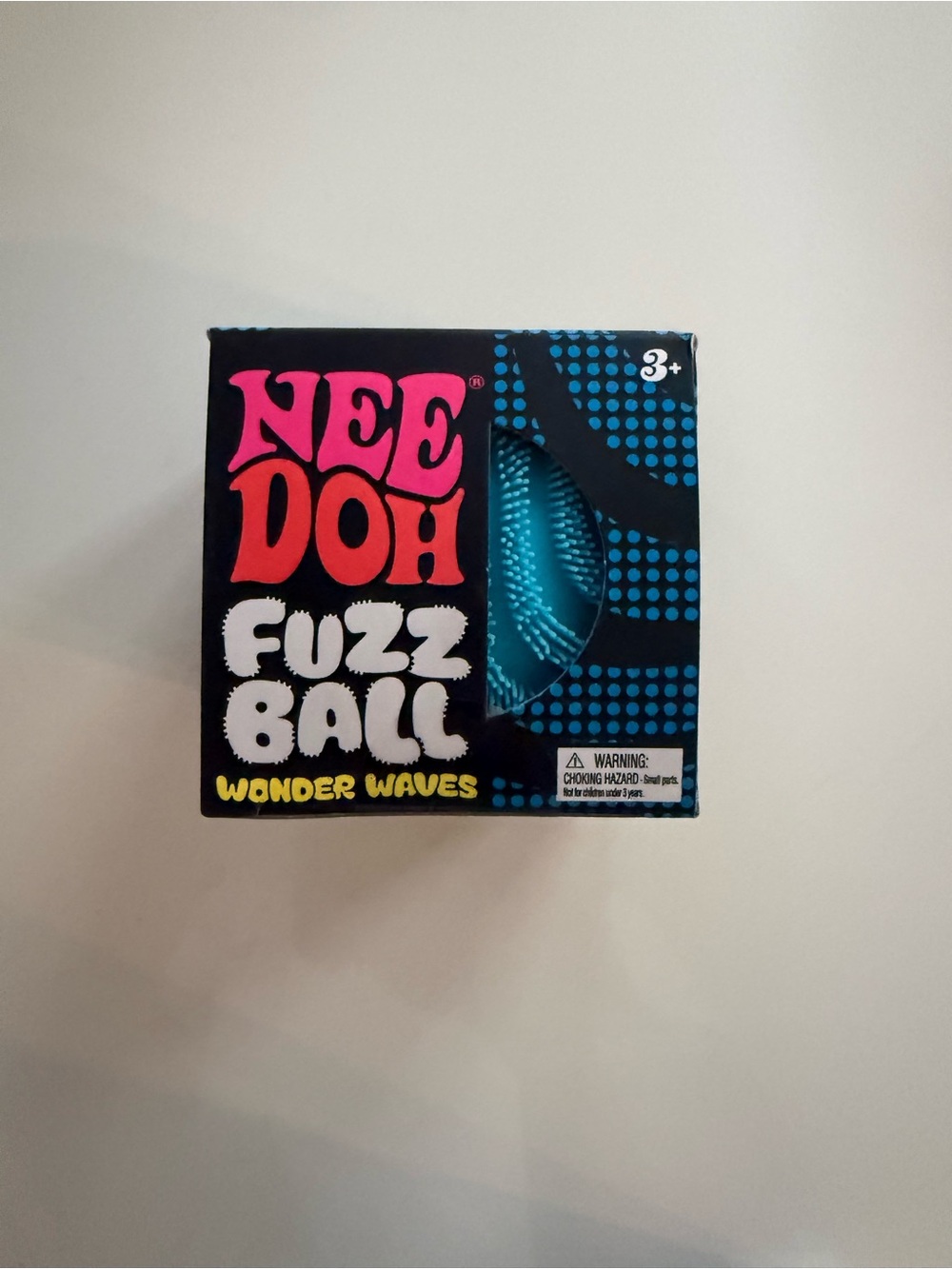 NEW Nee Doh Fuzz Ball Wonder Waves - Blue Sensory Fidget Toy